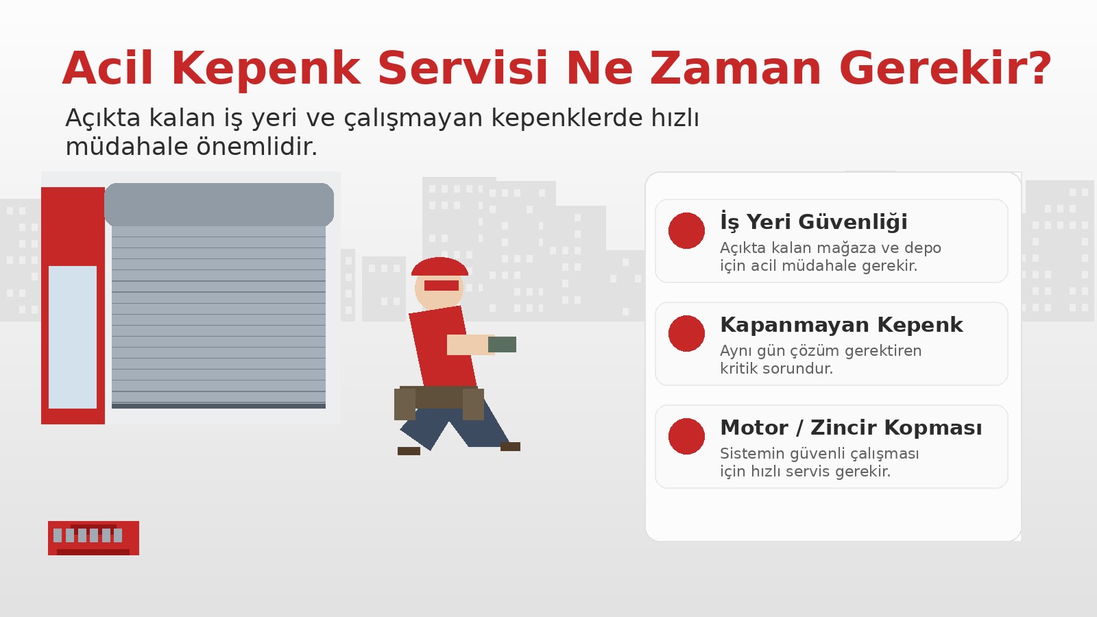 Acil Kepenk Servisi Ne Zaman Gerekir? görseli