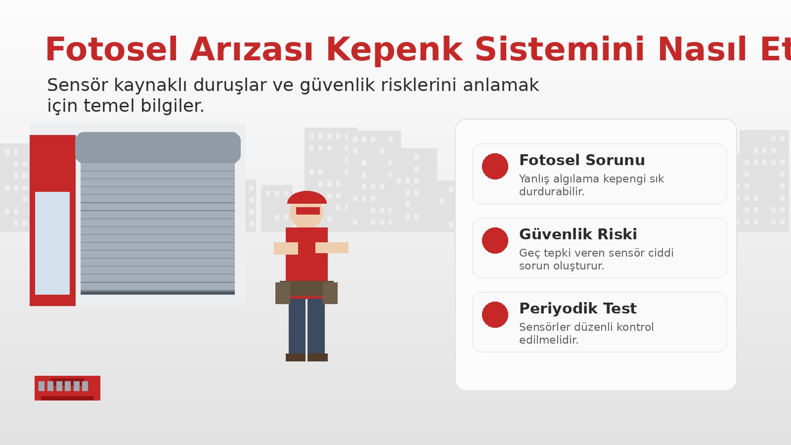 Fotosel Arızası Kepenk Sistemini Nasıl Etkiler? Fotosel Arızası Kepenk Sistemini Nasıl Etkiler? görseli