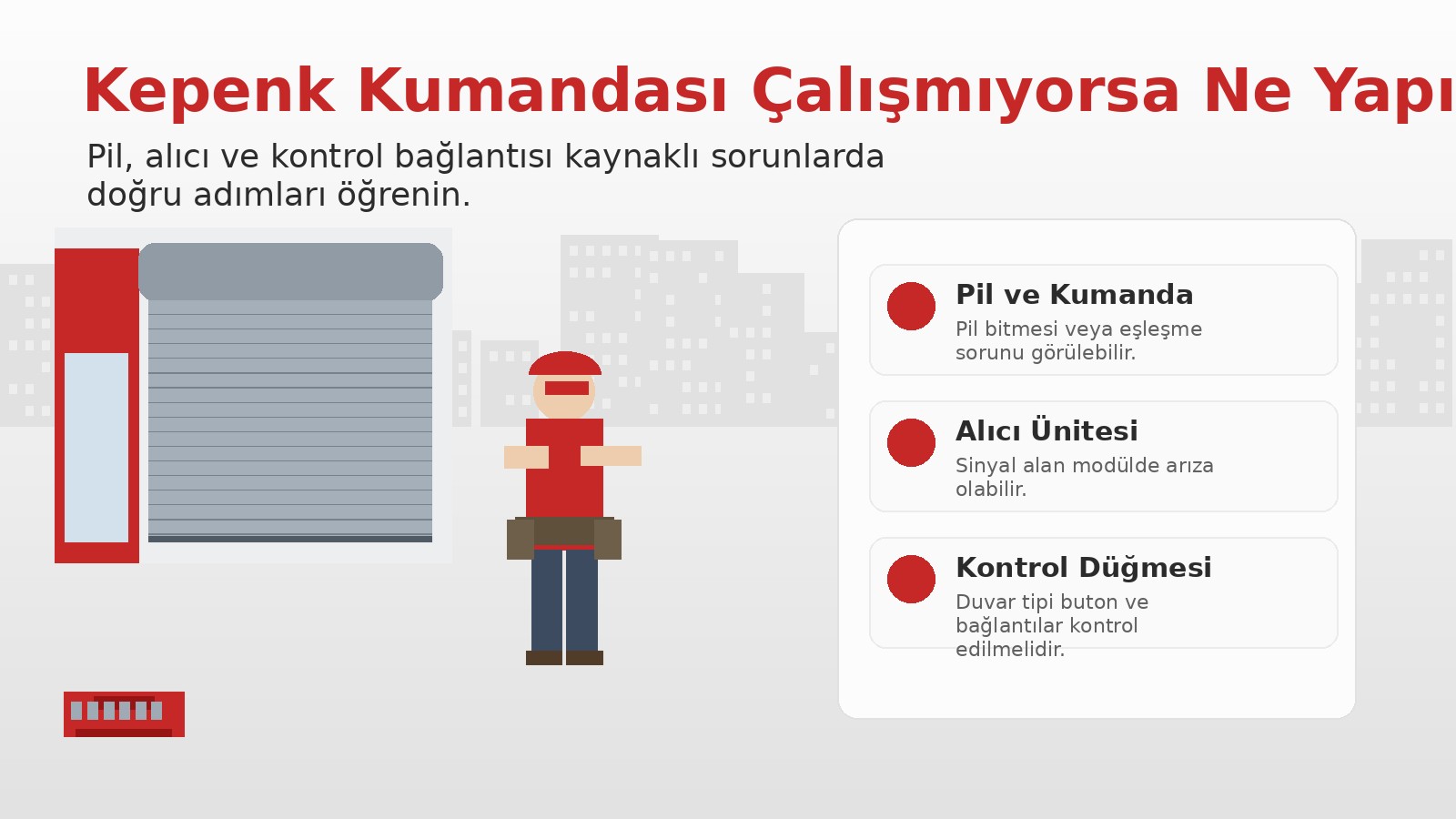 Kepenk Kumandası Çalışmıyorsa Ne Yapılmalı? blog görseli