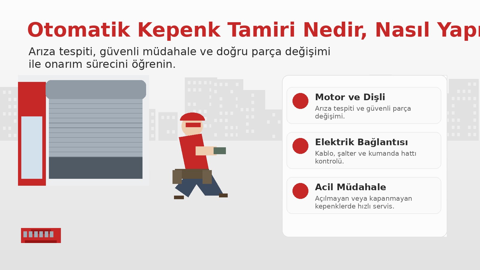 Otomatik Kepenk Tamiri Nedir, Nasıl Yapılır? blog görseli