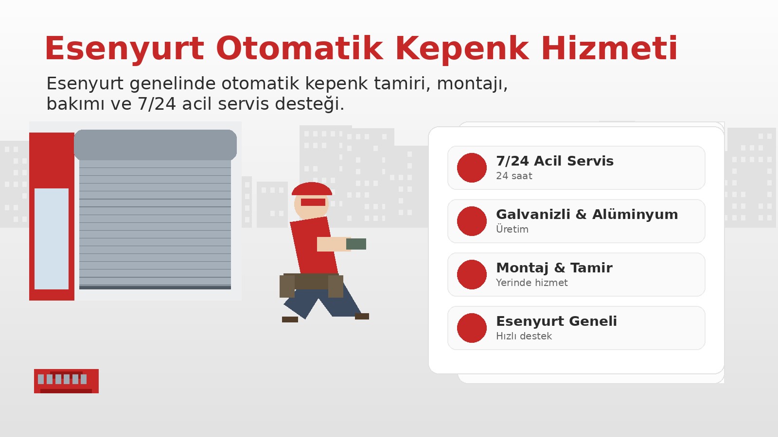 Esenyurt otomatik kepenk hizmeti görseli