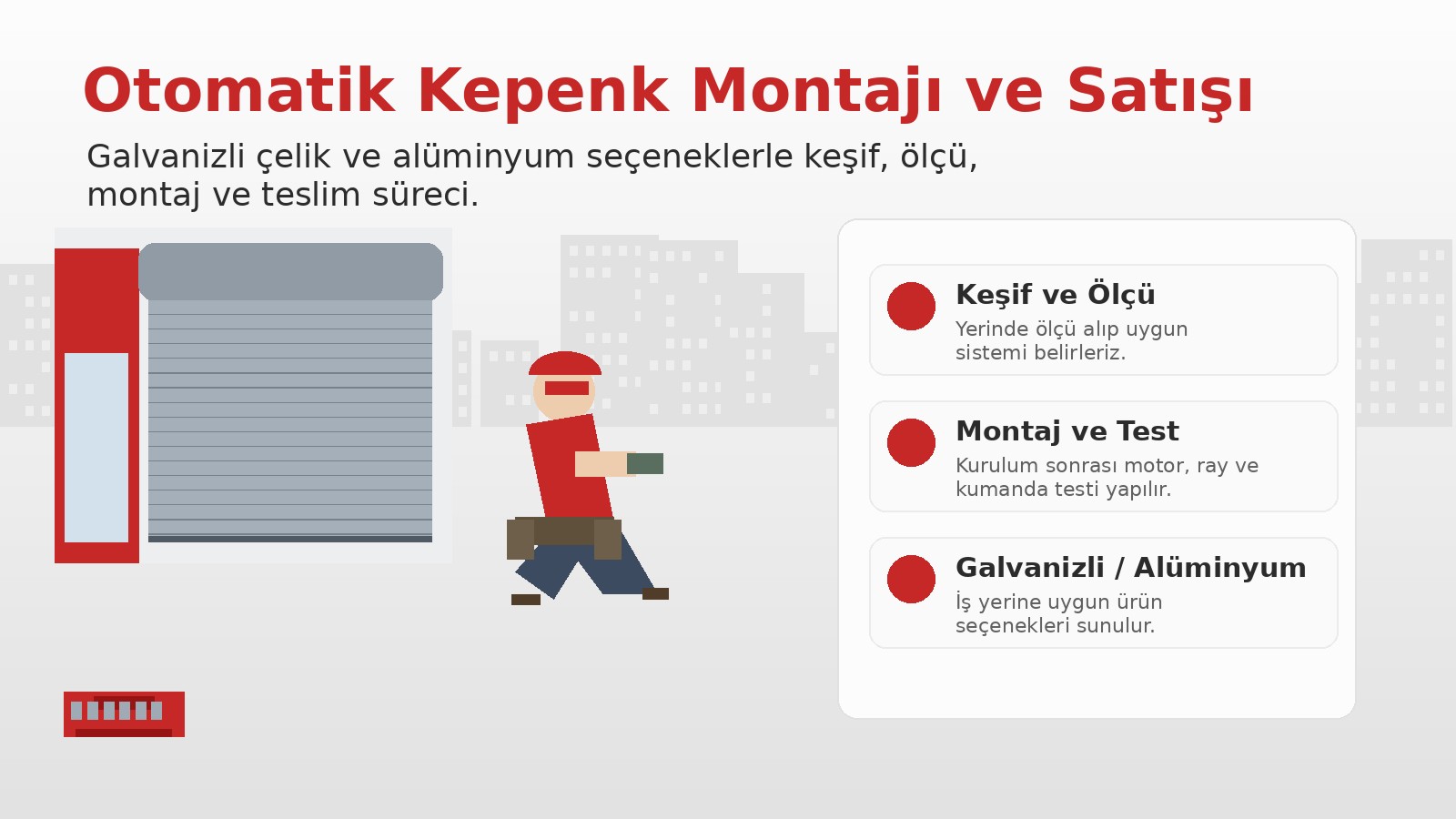 Otomatik Kepenk Montajı ve Satışı hizmet görseli
